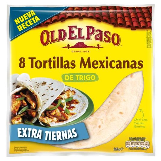 TORTILLAS TRIGO OLD PASO 8 UDS