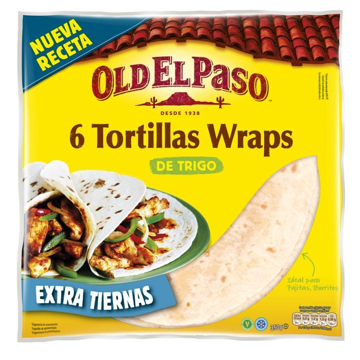 TORTI.WRAP TRIGO OLD PASO 350G-6U