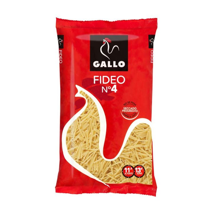 FIDEO Nº4 GALLO 250GR