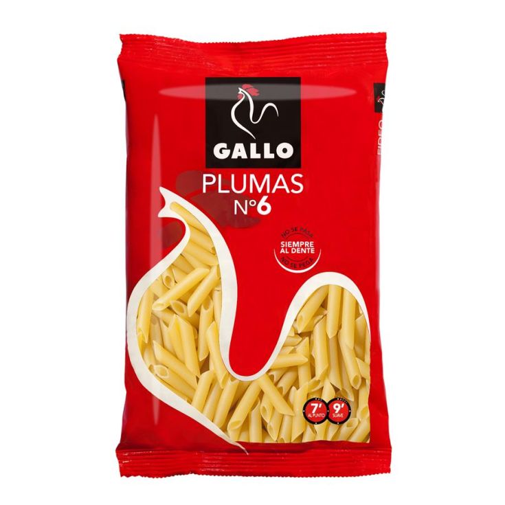 MACARRON PLUMA Nº6 GALLO 250GR
