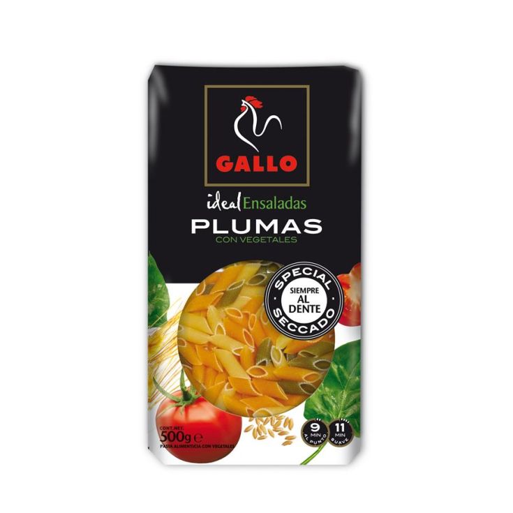 PLUMA VEGETALES GALLO 500GRS