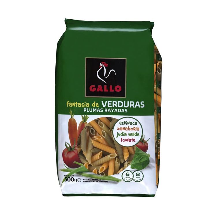 PLUMAS DE VERDURAS GALLO 500 GRS