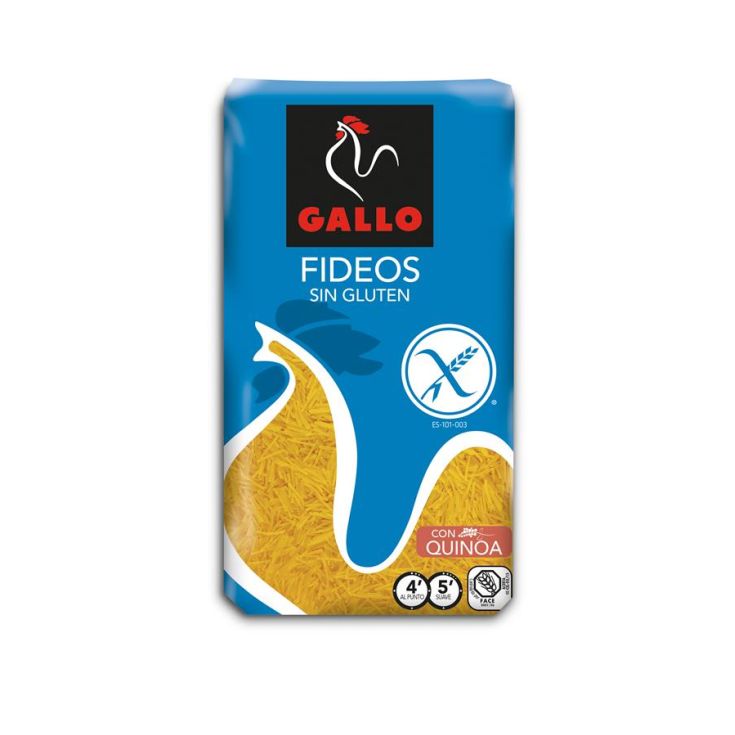 FIDEOS 0 SIN GLUTEN GALLO 500G