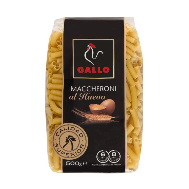 MACHERONI  HUEVO GALLO 500 GR