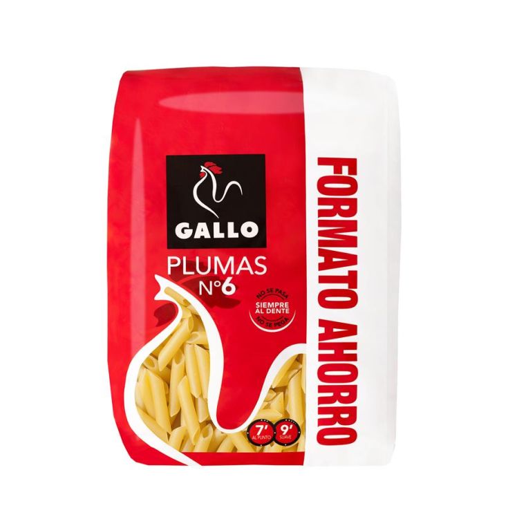 MACARRON PLUMA GALLO 750GRS