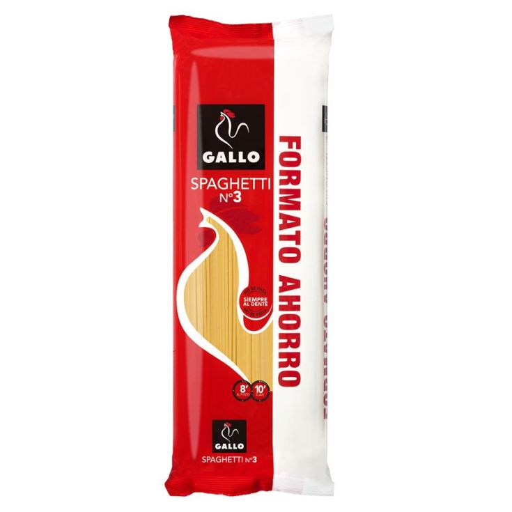 SPAGUETTI GALLO BOLSA  750GRS