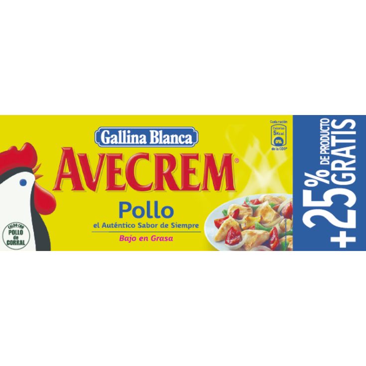 AVECREM CALDO DE POLLO 24 PAS.