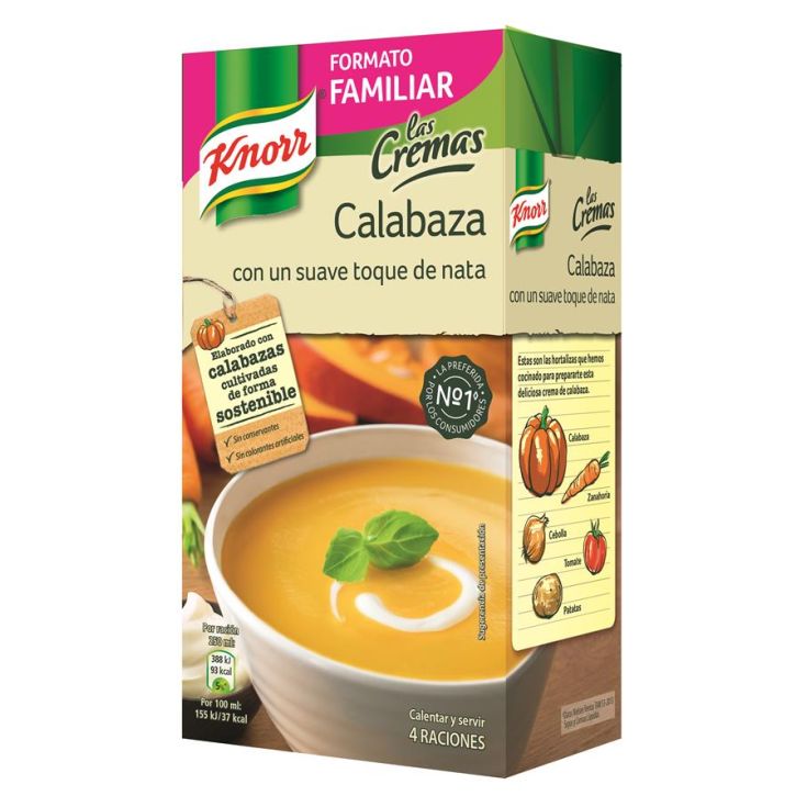 CREMA FINA DE CALABAZA KNORR 1L