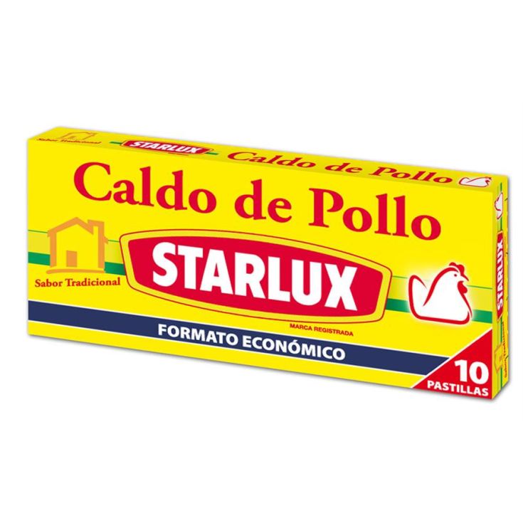 CALDO DE POLLO STARLUX 10 PAST.