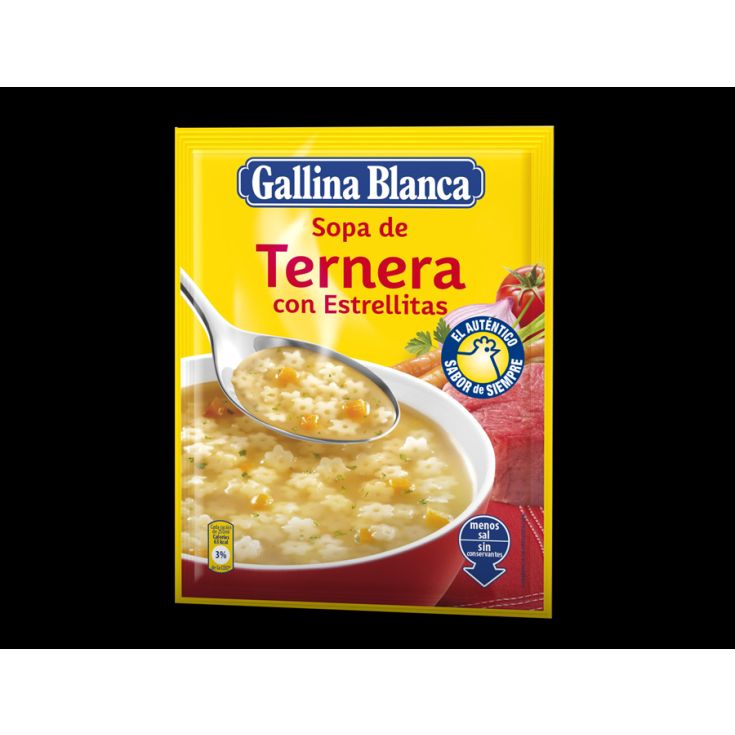 SOPA DE TERNERA C/ESTRELLITAS G.B. 85 .