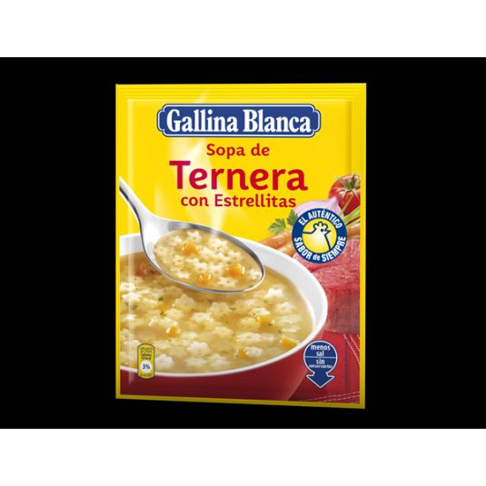 SOPA DE TERNERA C/ESTRELLITAS G.B. 85 .