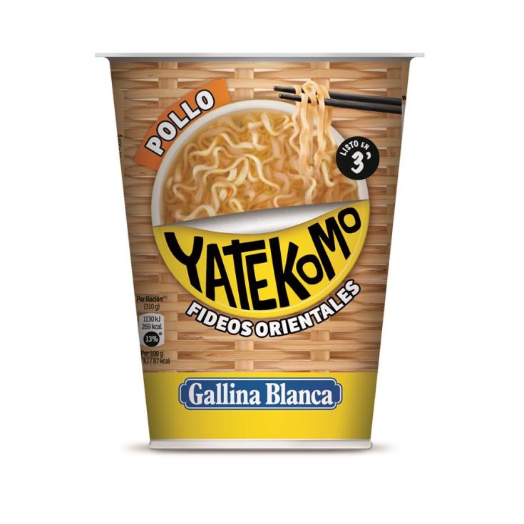 YATEKOMO VASO  SAB.POLLO 60GRS