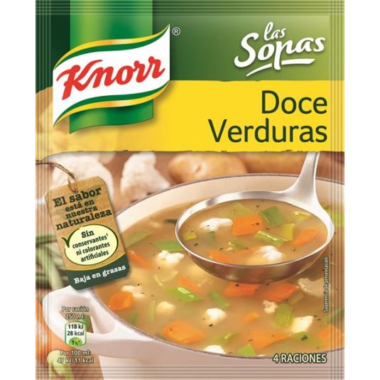 SOPA 12 VERDURAS KNORR 41G