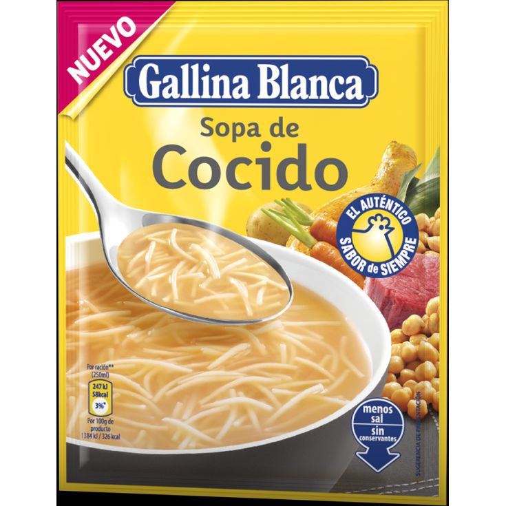 SOPA DE COCIDO G.B 90GR