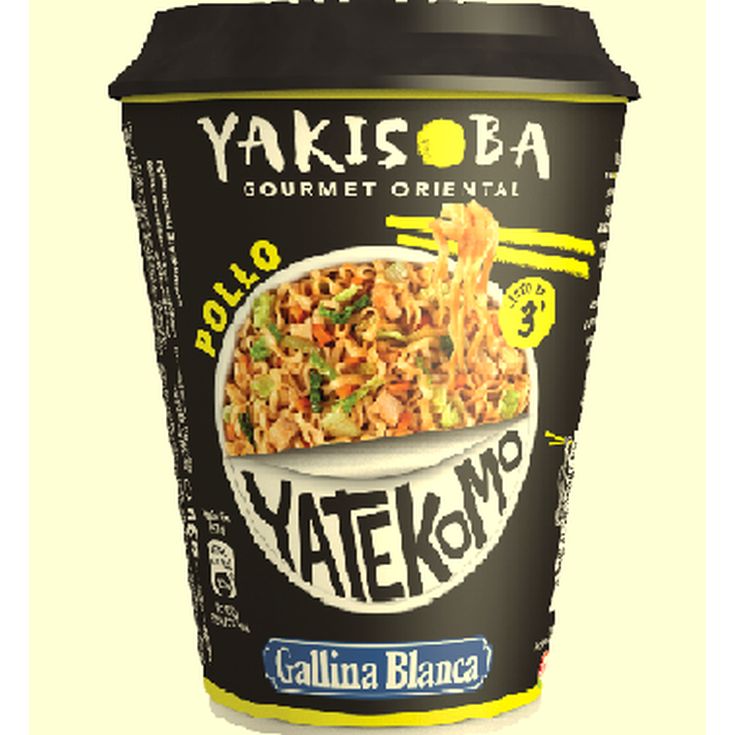 YATEKOMO YAKISOBA VASO  POLLO 93G.