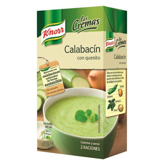 CREMA CALABACIN C/QUESITO KNORR 500 ML