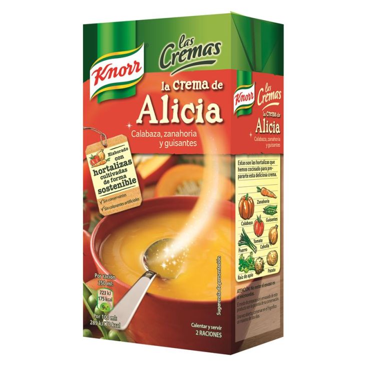 CREMA ALICIA KNORR 500 ML.