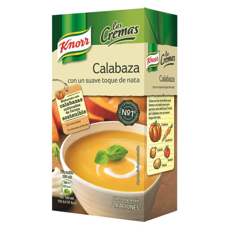 CREMA CALABAZA KNORR 500 ML