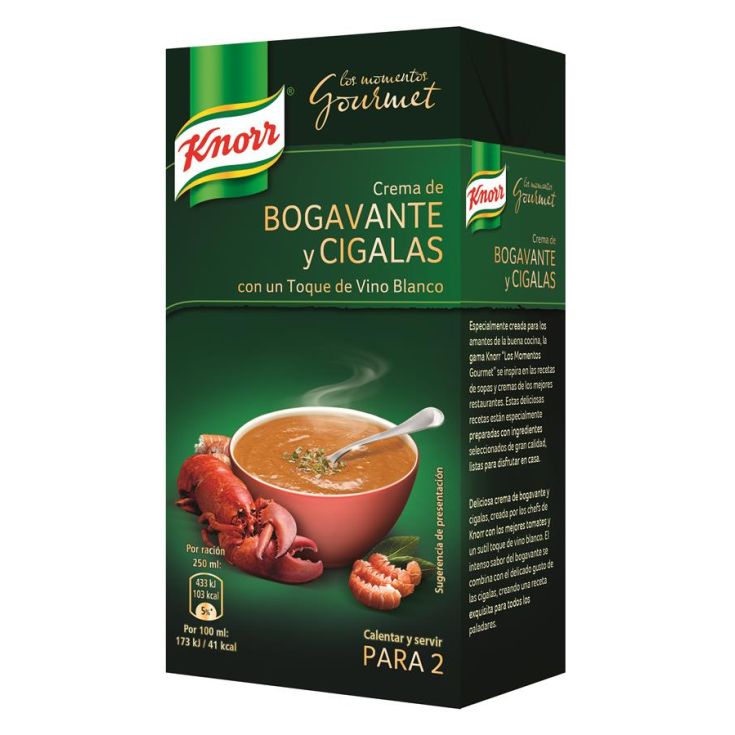 CREMA GOUR BOGAVANTE KNOR 500 ML