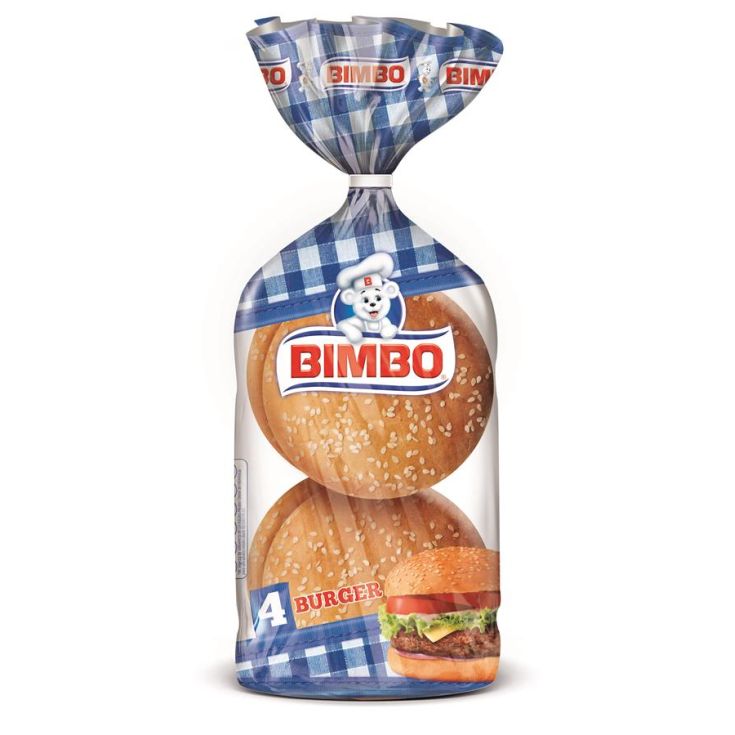 PAN HAMBURGUESA BIMBO P-4 220GR