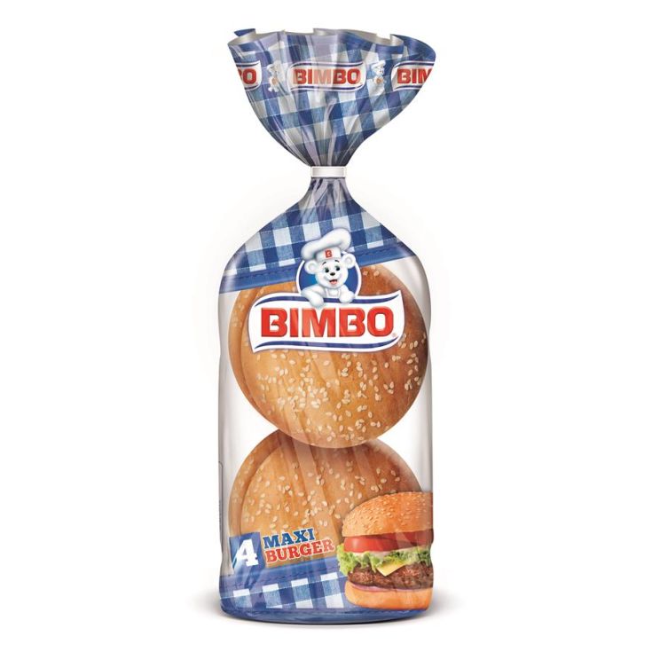 PAN MAXI BURGUER BIMBO 4U.300GR