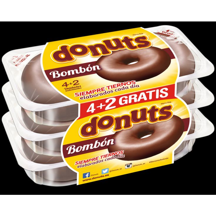 DONUTS BOMBON PANRICO 4+2 348GR.