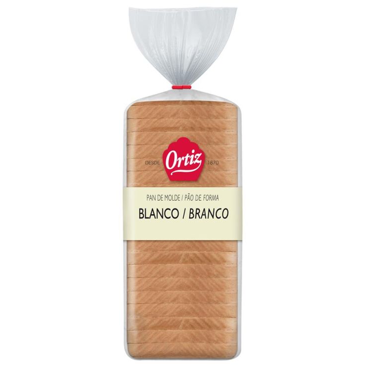 PAN DE MOLDE ORTIZ 450GR L.V.