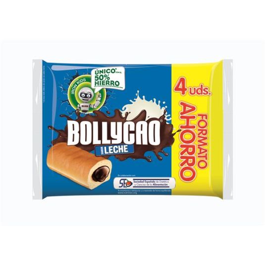 BOLLYCAO LECHE PANRICO BOLSA 4 UN