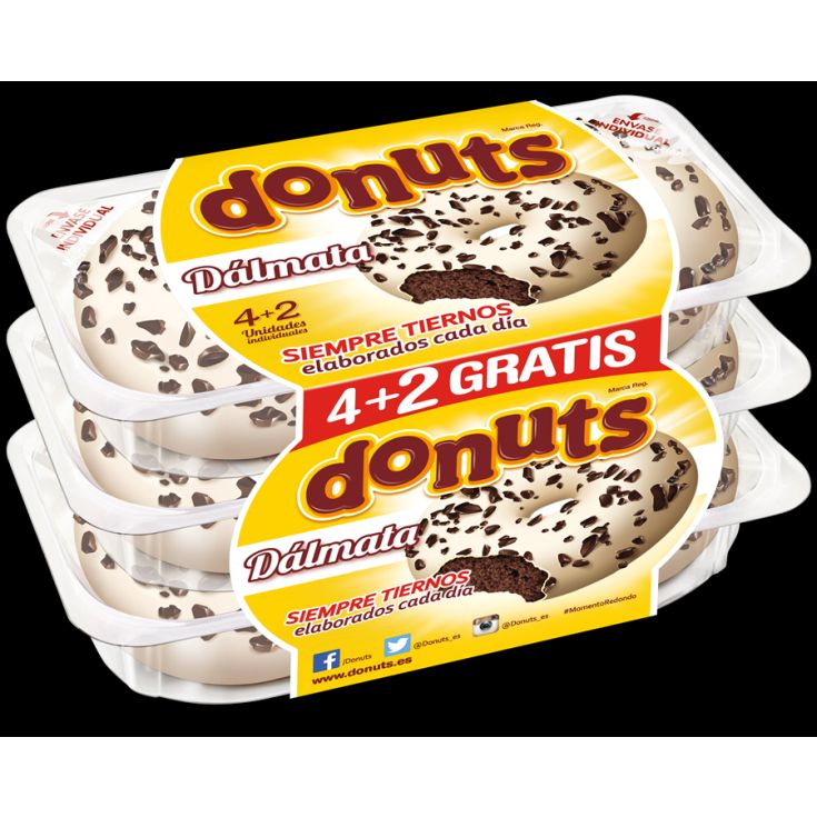 DONUTS DALMATA PANRICO 4U 232G.