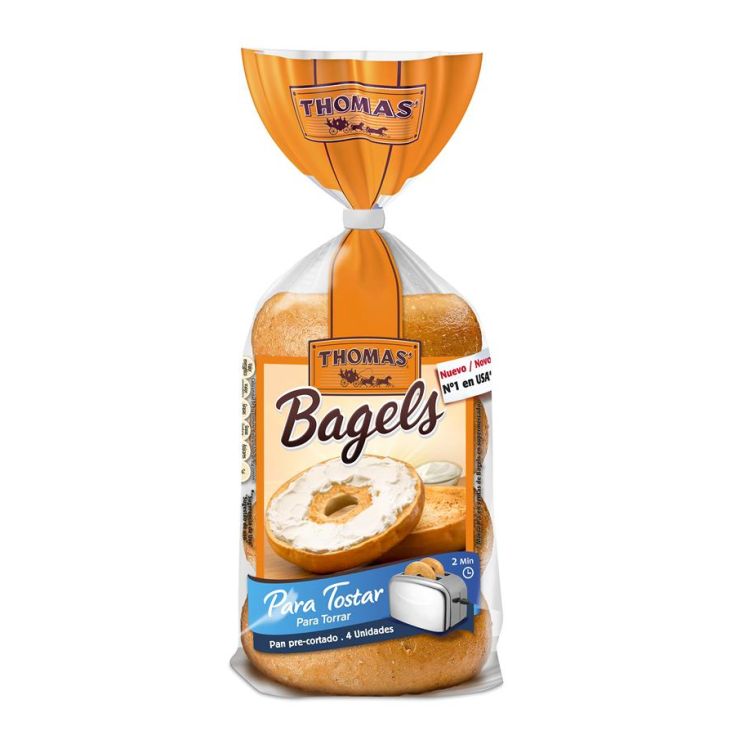 BAGELS BLANCO 4U 340GR THOMAS