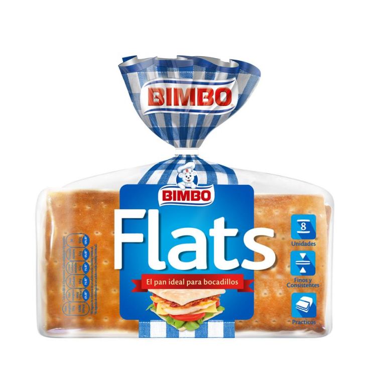 PAN SANDWICH FLAT BIMBO 375G