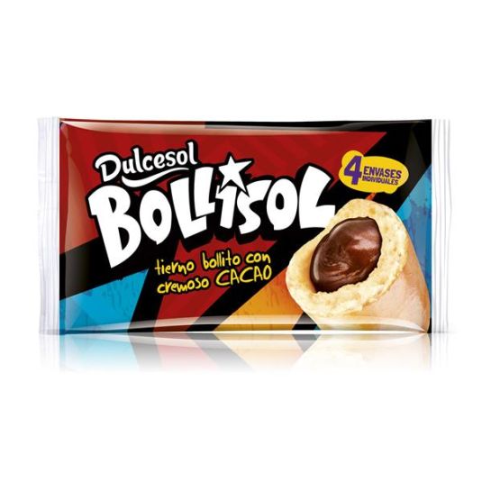 BOLLISOL CACAO DULCESOL PAQ.3