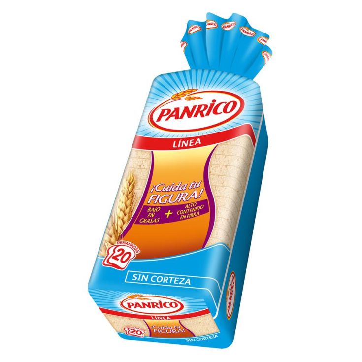 PAN S/CORTEZA PANRICO LINEA 450G