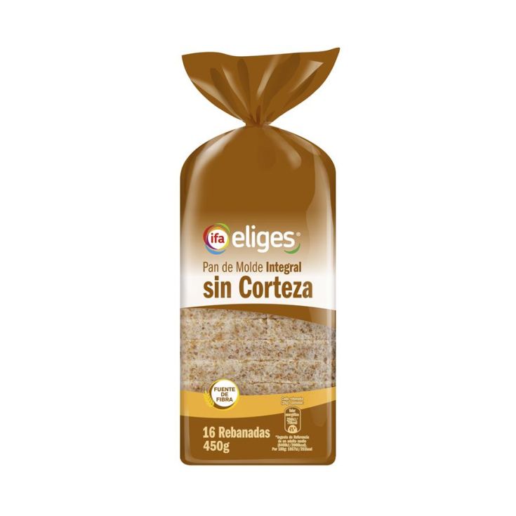 PAN SIN CORTEZA INTEGRAL IFA 450G