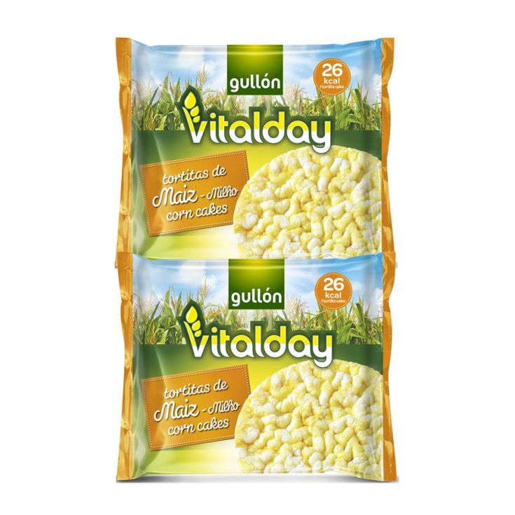 TORTITAS MAIZ VITALDAY GULLON 108G