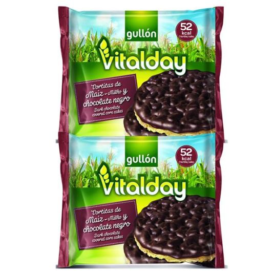 TORTITA MAIZ CHOCO VITALDAY GULLON 100GR