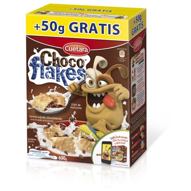 G.MINI CHOCO FLAKES CUETARA 550G