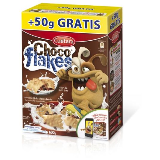 G.MINI CHOCO FLAKES CUETARA 550G