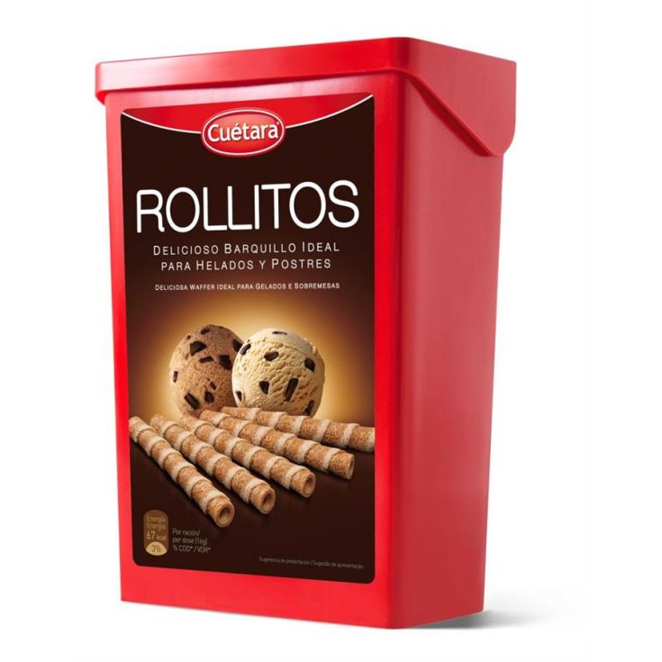 GALLETAS ROLLITOS CUETARA 225GR