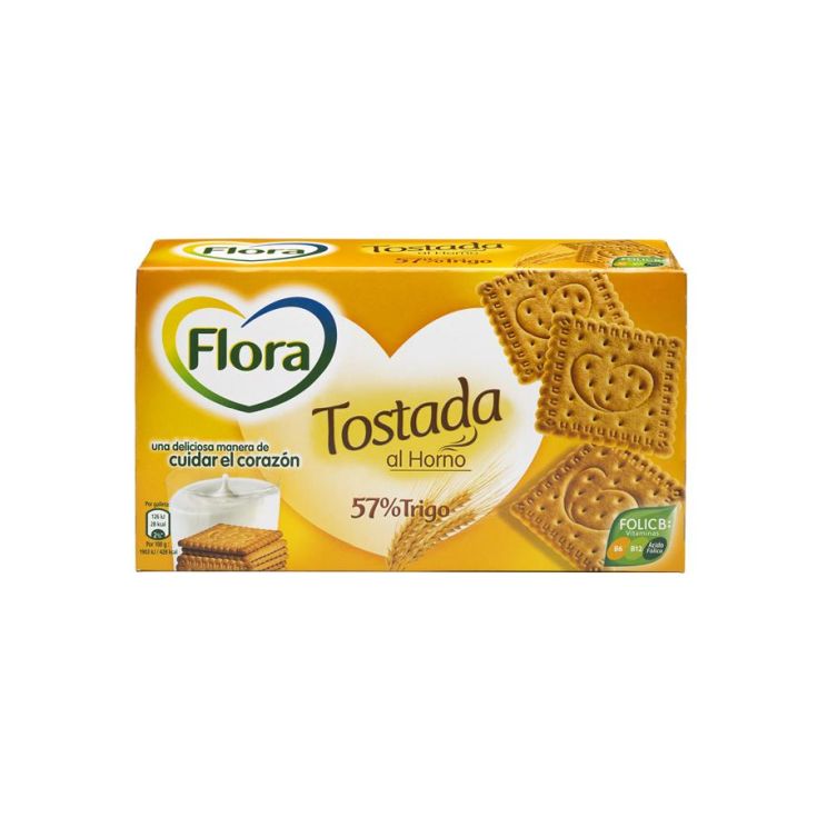 GALLETA TOSTADA FLORA 450GR