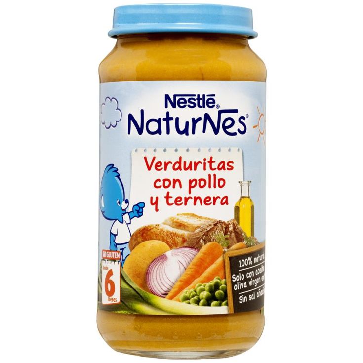 POTITO PURE VERD C/POLLO-TERN NESTLE 25O