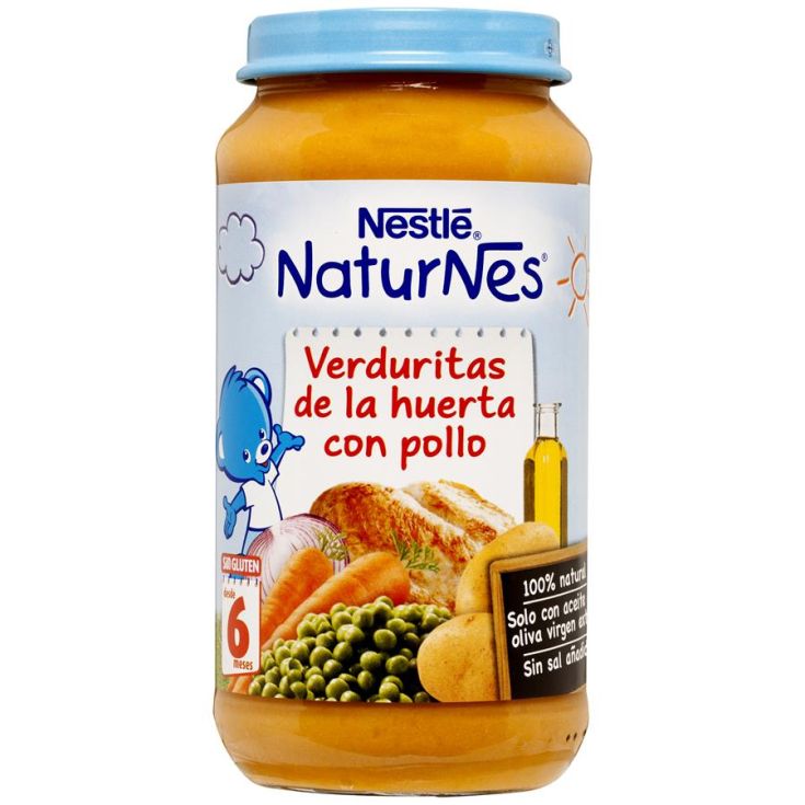 POTITO PURE VERD Y POLLO NESTLE 250 G.