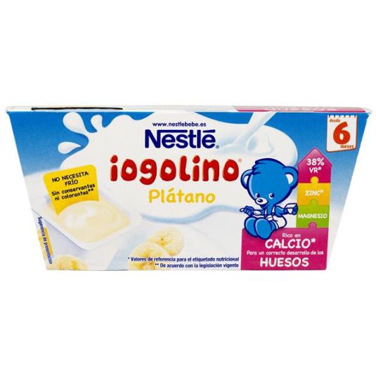 IOGOLINO POSTRE LAC. PLATANO NESTLE P-4