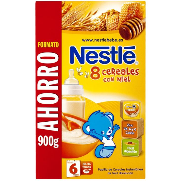 PAPILLA P. 8 CER C/MIEL- BIF NESTLE 900G