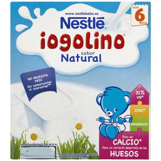 IOGOLINO POSTRE LAC. NATURAL NESTLE P-4