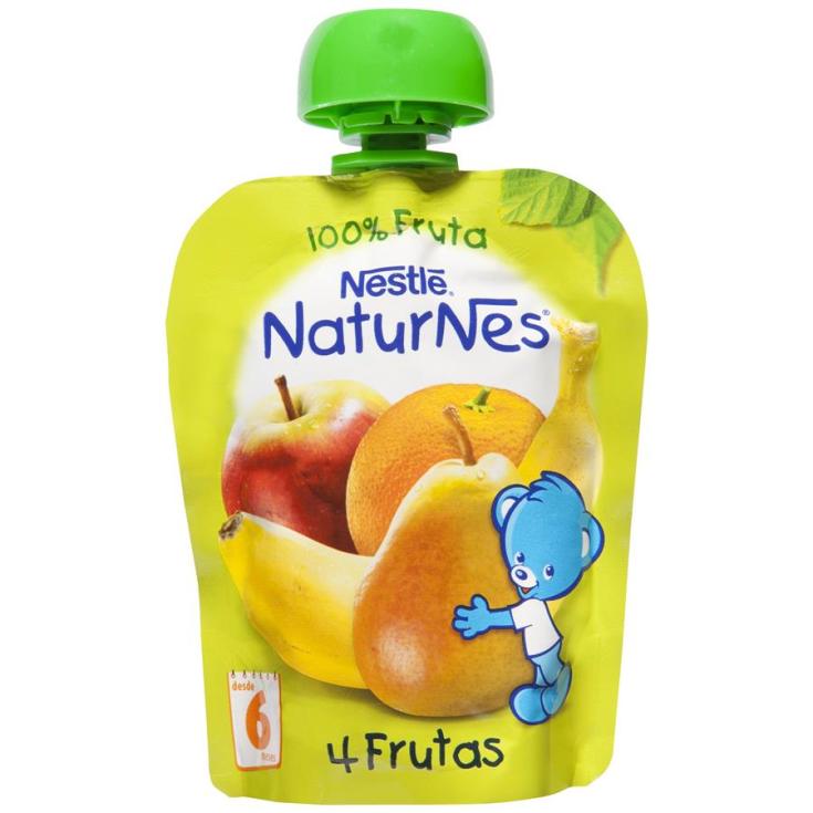 NATURNES 4FRUTAS POUCH NESTLE 90