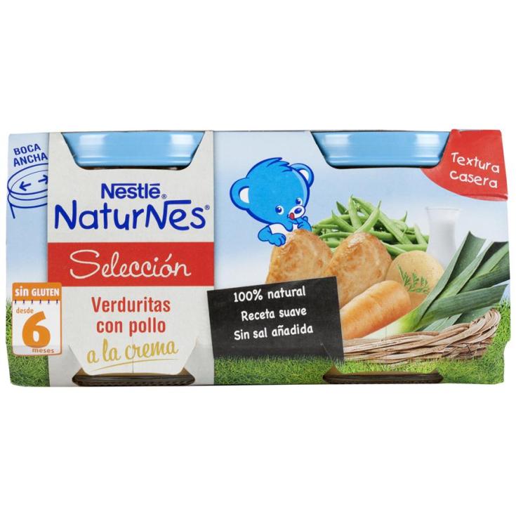 NATURNES VERD/POLLO CREM NEST P2