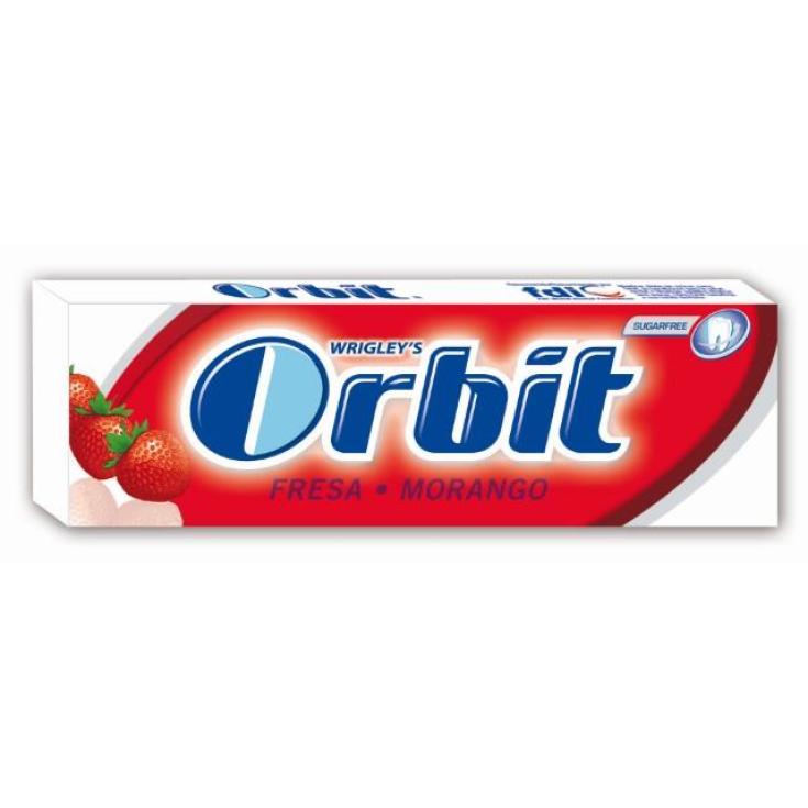 CHICLE ORBIT FRESA ACIDA 10 GRAGEAS