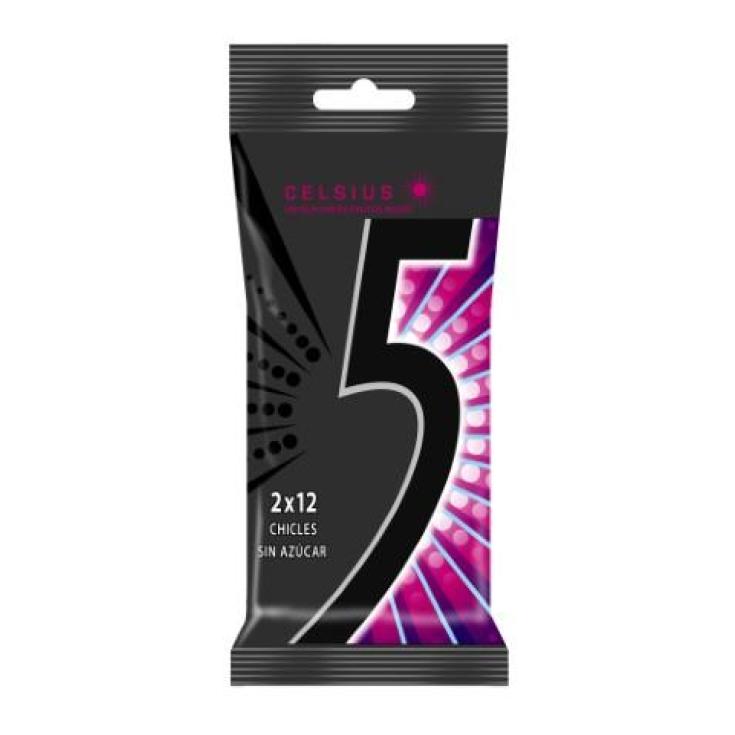 CHICLE FIVE CELSIUS PACK 2 UDS