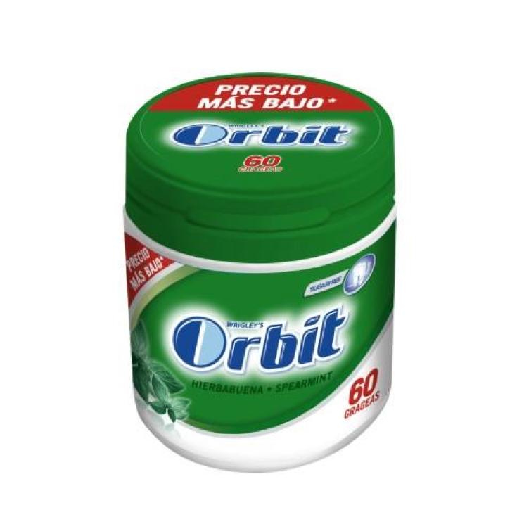 CHICLE ORBIT HIERBABUENA 60 GRAGEA